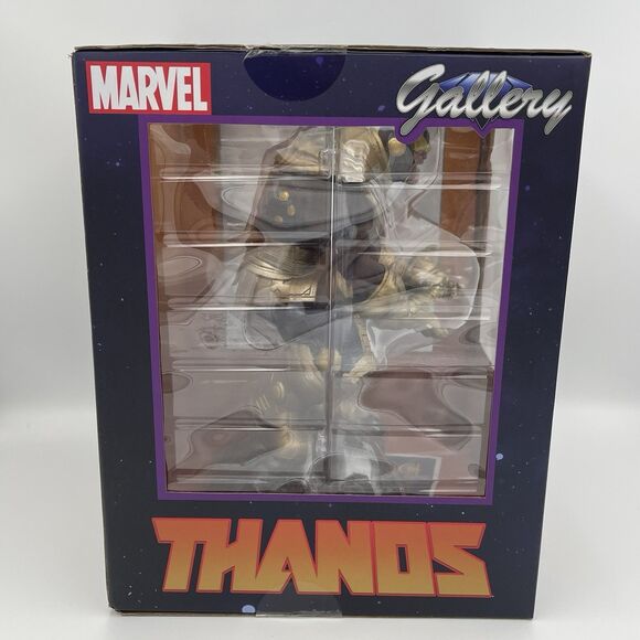 Marvel Gallery Diorama Thanos 9-Inch PVC Statue Diamond Select Toys - Picture 4 of 16